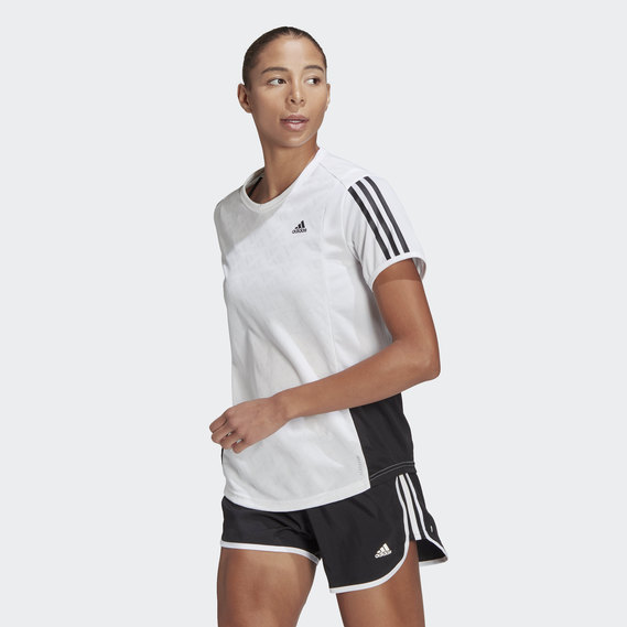 Own The Run 3-Stripes Iteration Tee