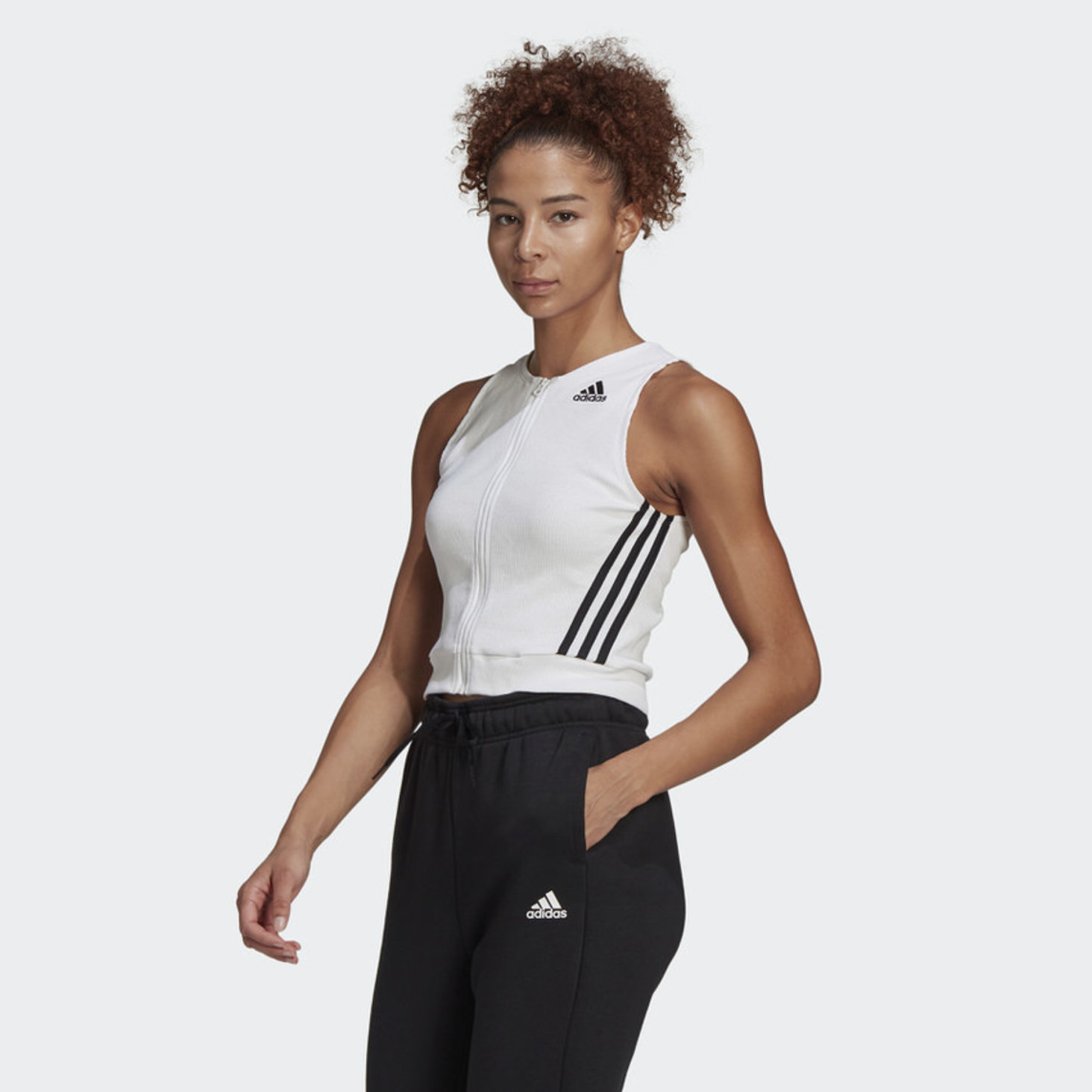adidas Sportswear Fitted Fit Ribbed Tank Top