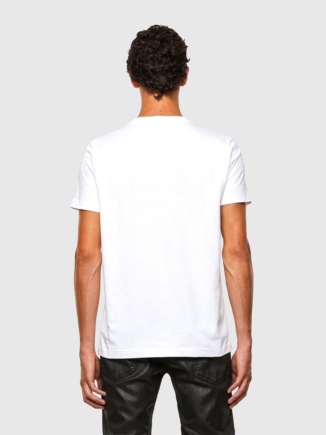 Cotton T-Shirt With Gunmetal Print