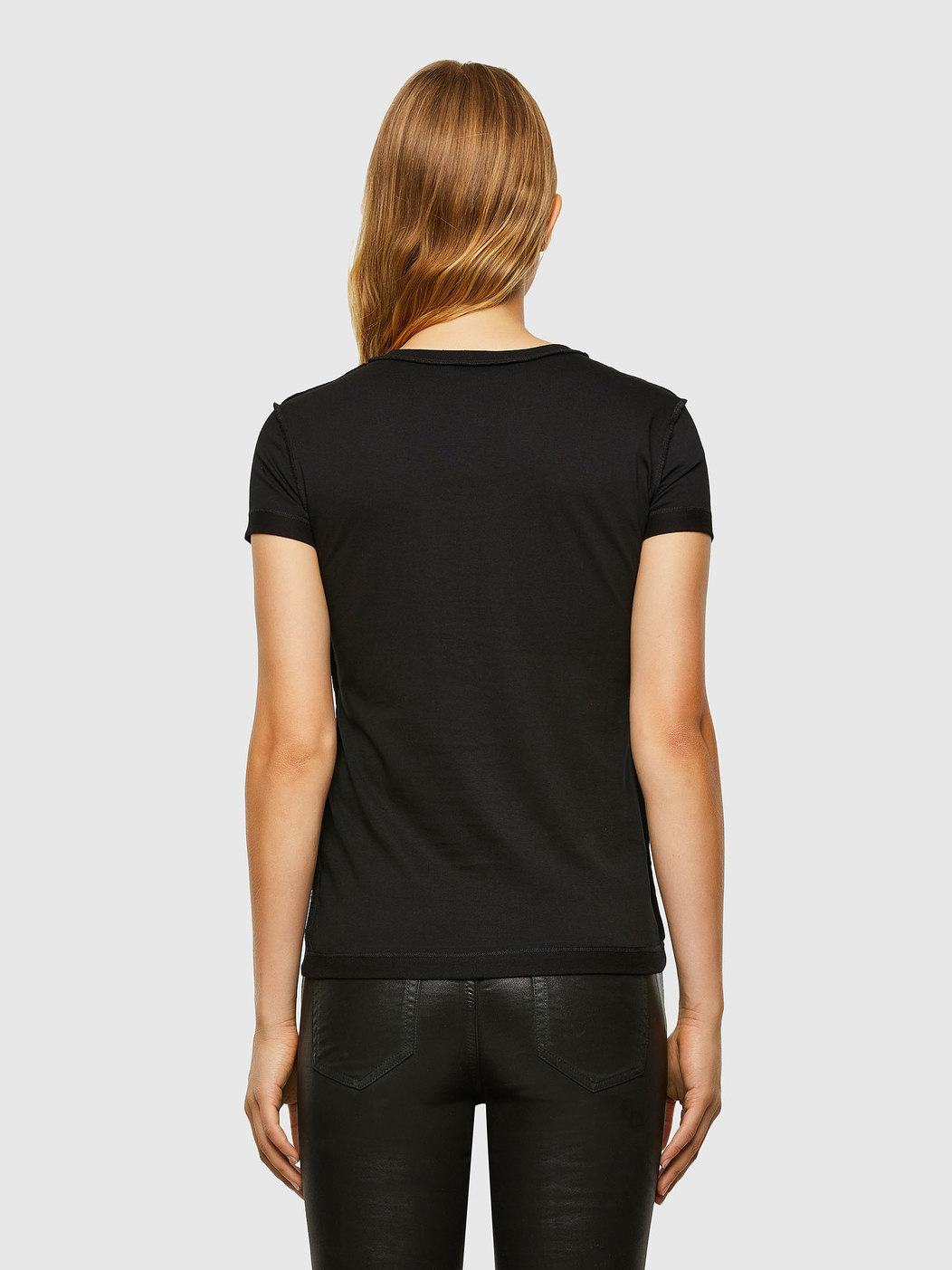 Cotton T-Shirt With Wide Neck