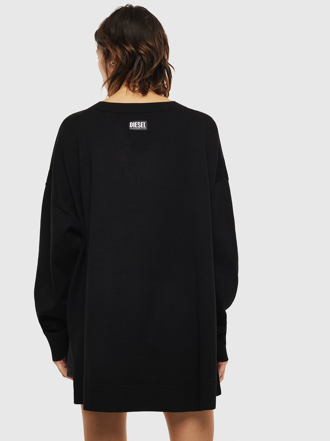 Oversized Pullover With Eye Intarsia