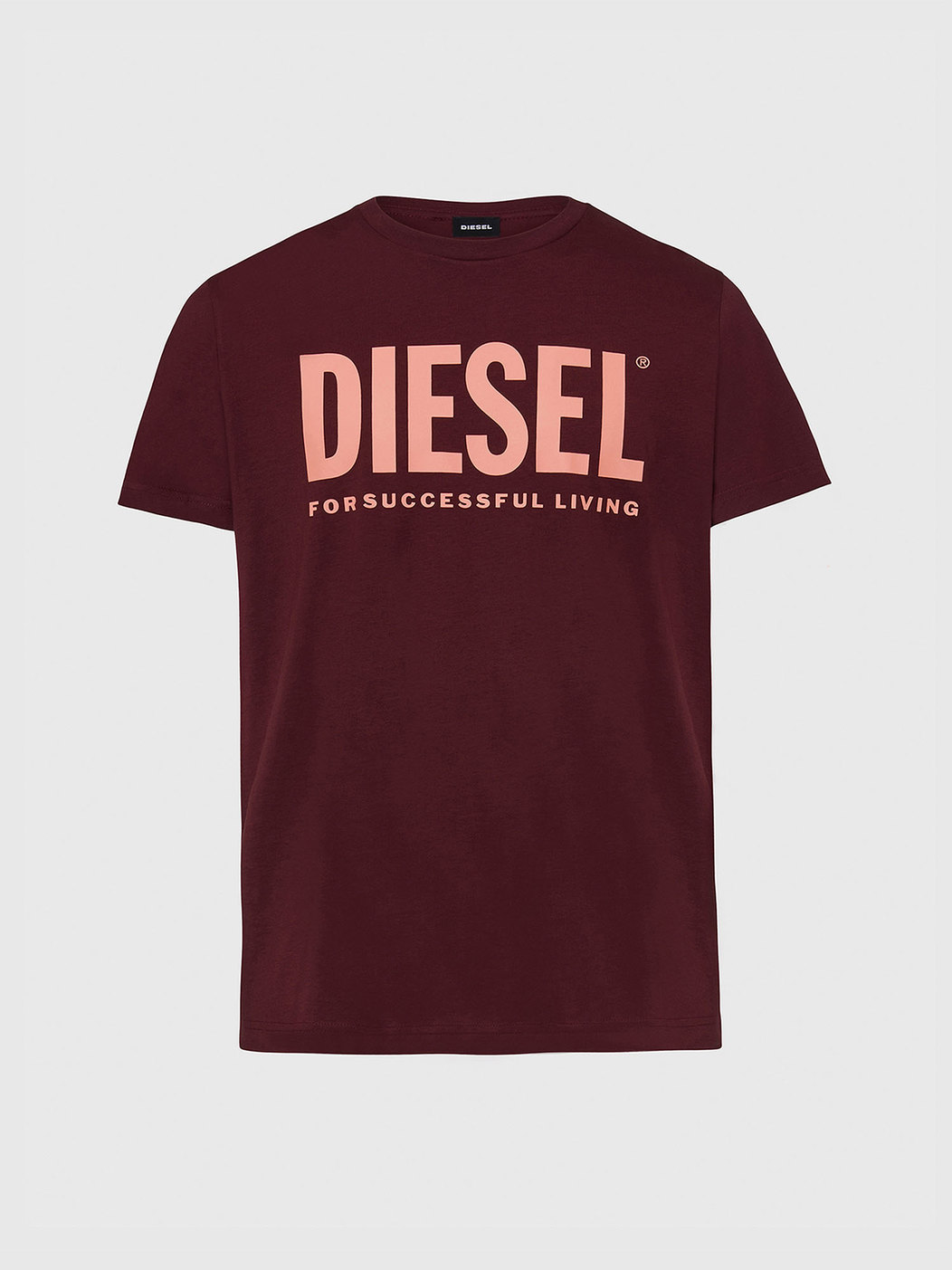 Cotton Jersey T-Shirt With Diesel Logo