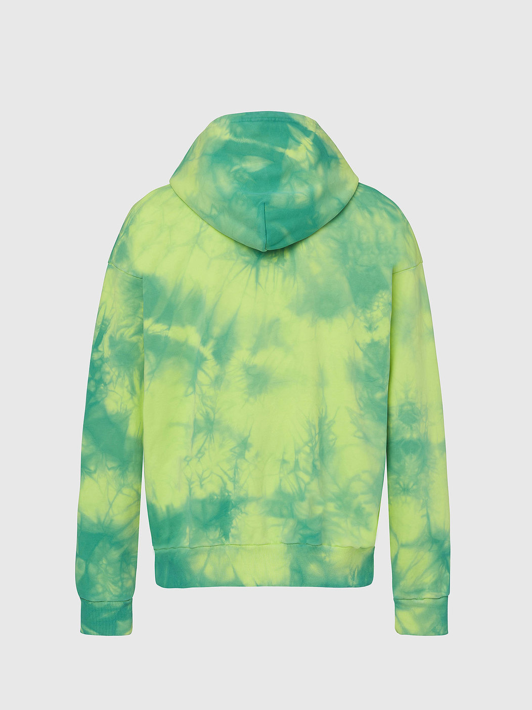 Tie-Dyed Hoodie With Logo Embroidery