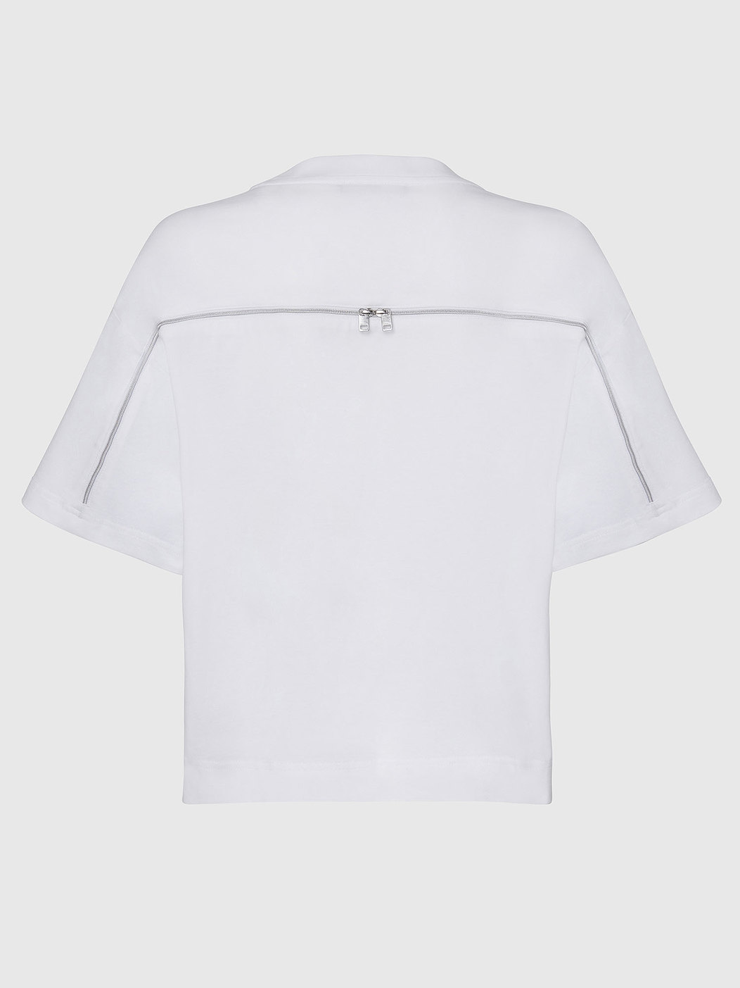 T-Shirt With Trompe L'Oeil Necklace