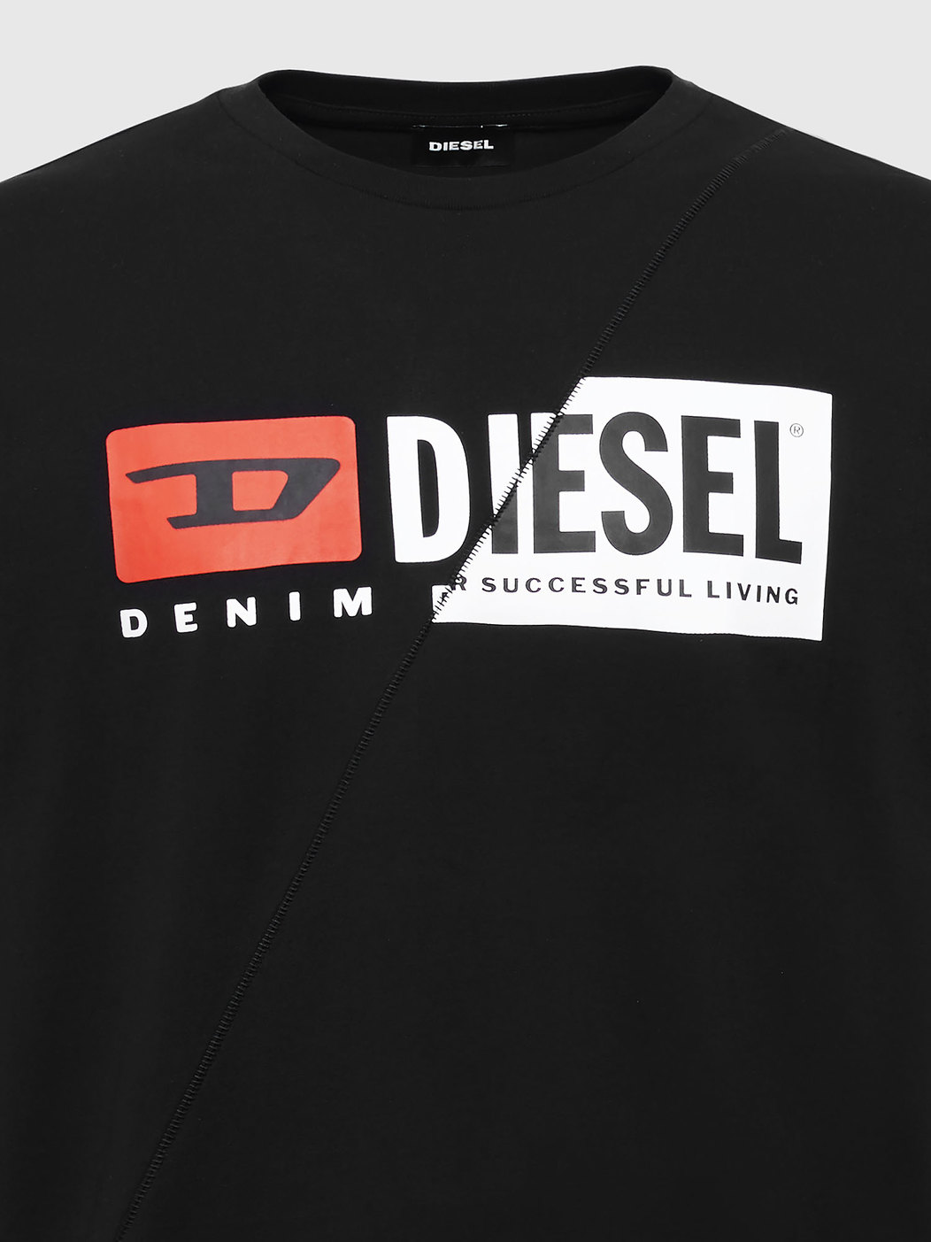 Long-Sleeve T-Shirt With Double Logo