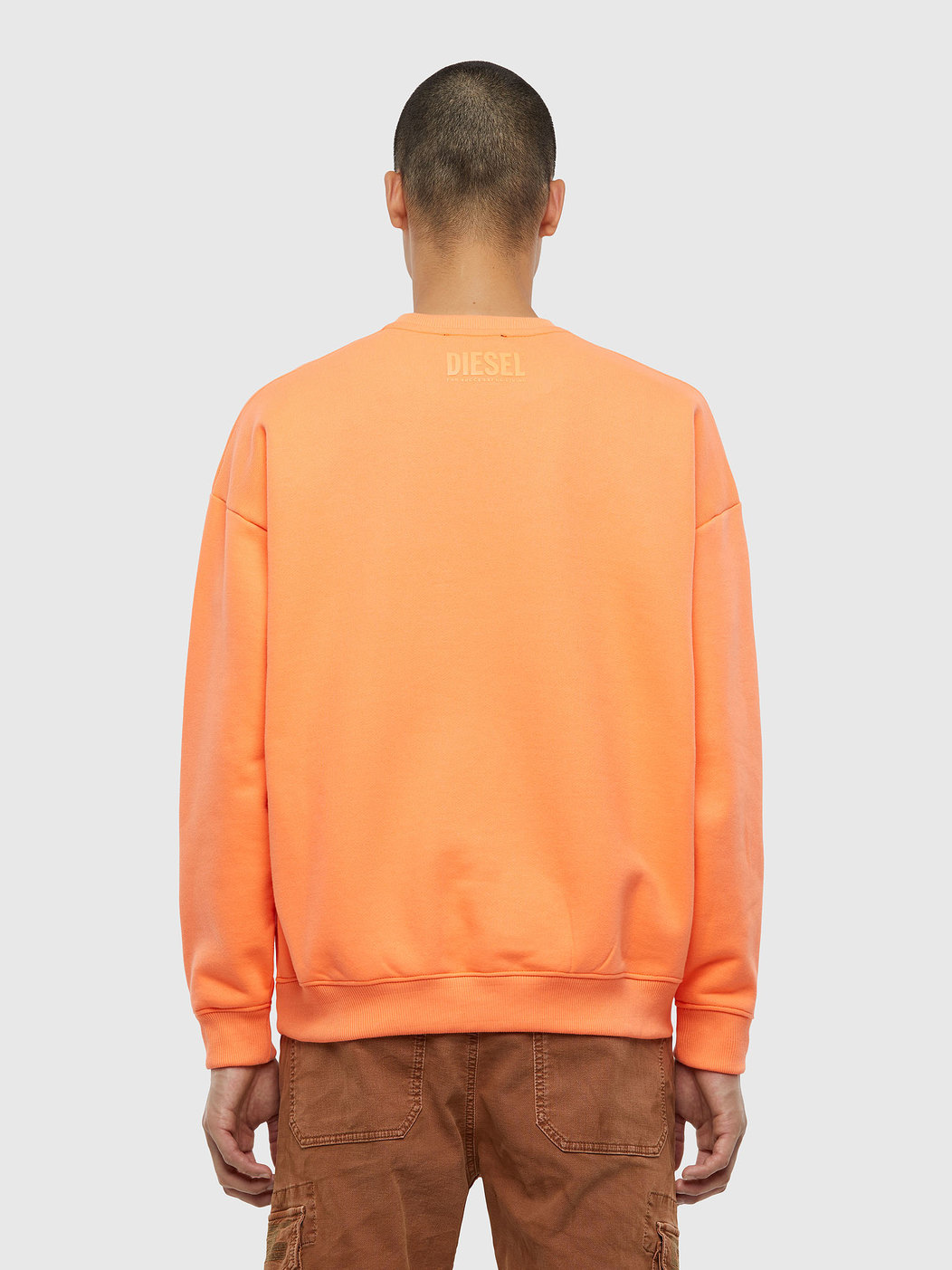Neon Sweatshirt With Face Embroidery