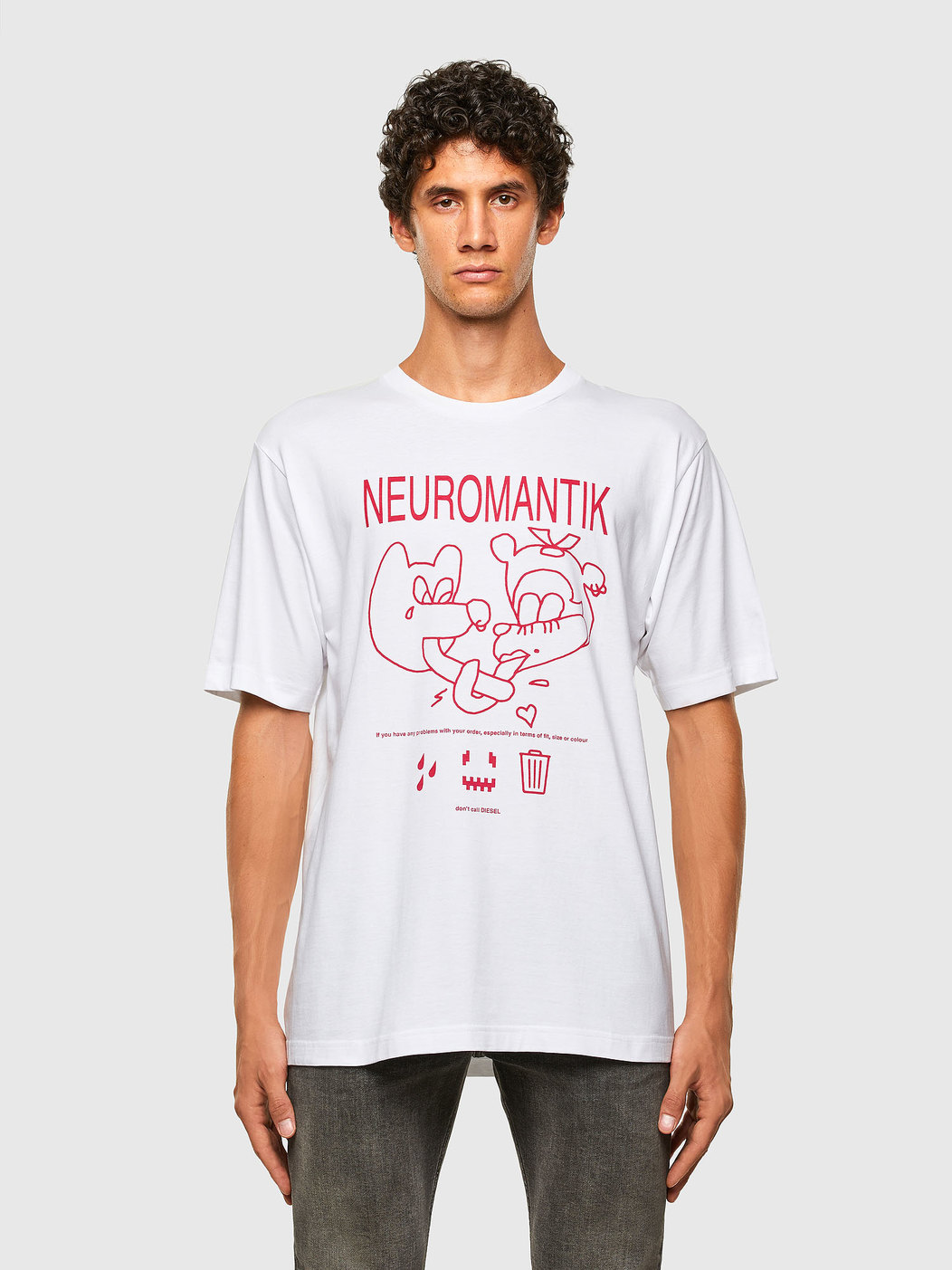 Seamless T-Shirt With Neuromantik Print