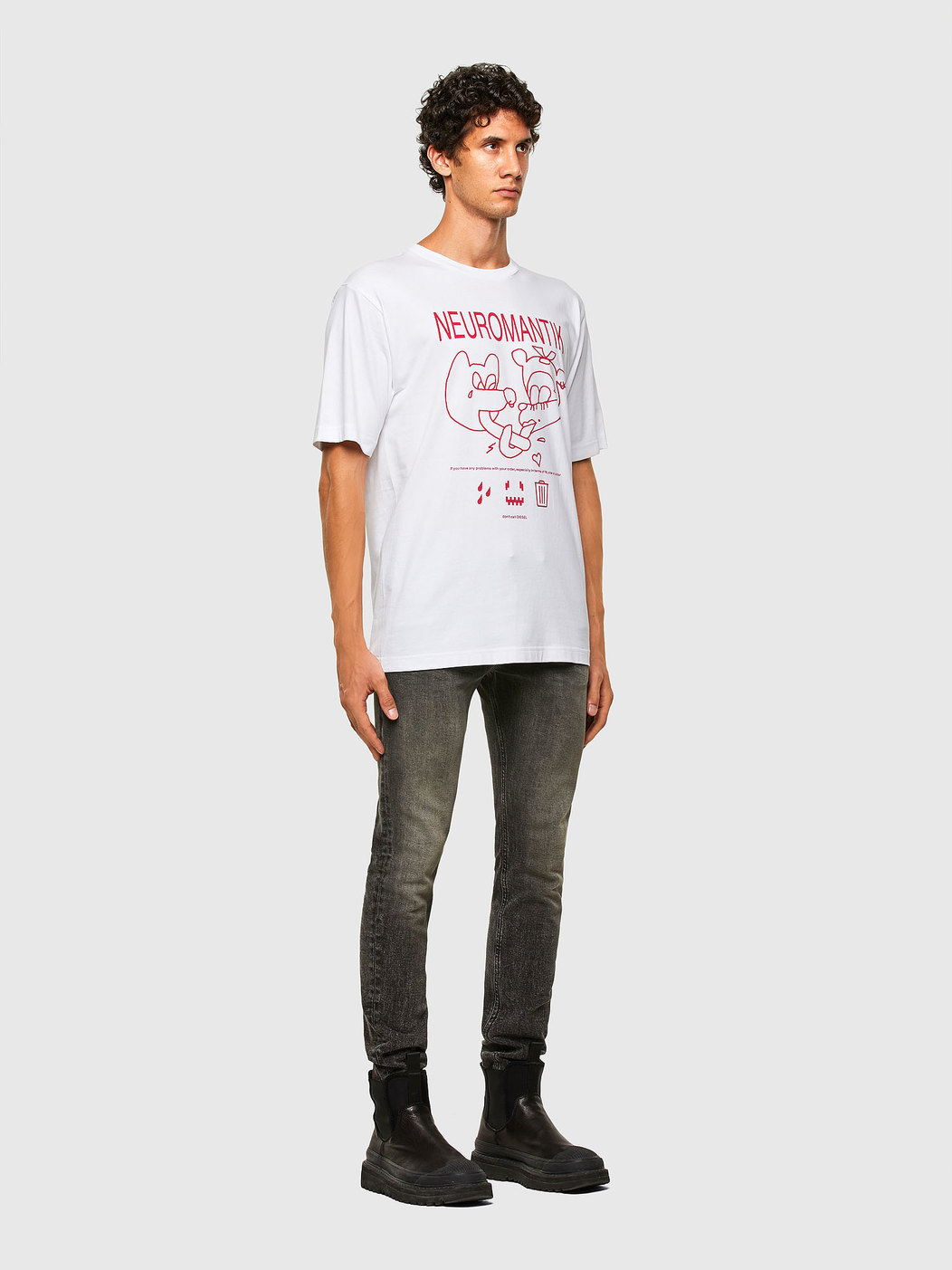Seamless T-Shirt With Neuromantik Print
