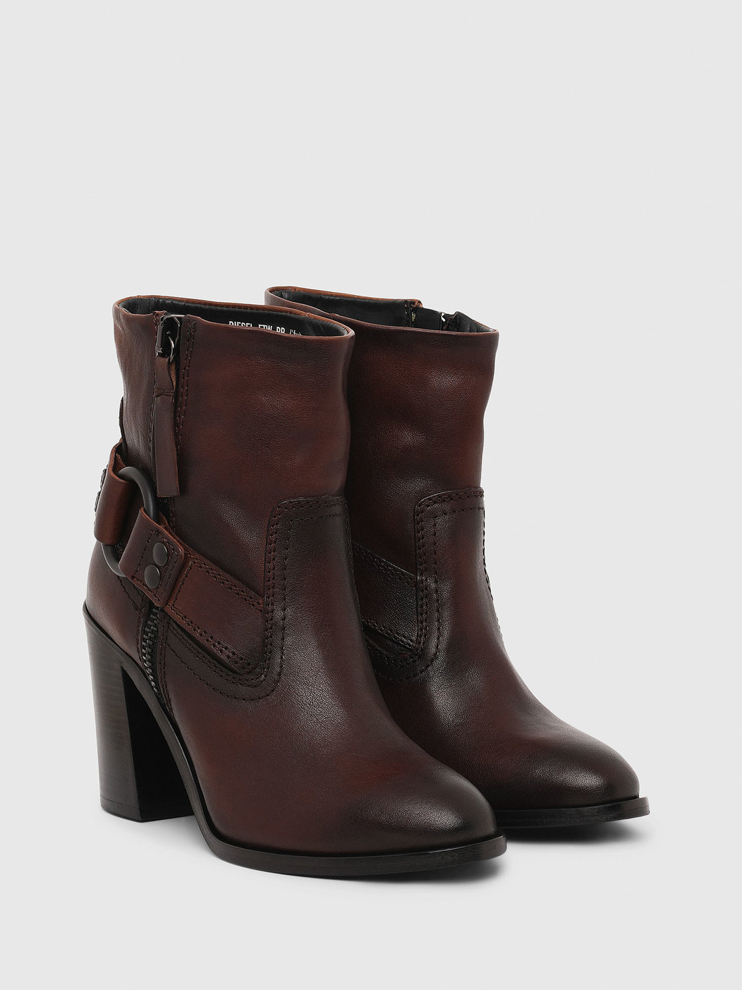 Ankle Boots With Chunky Block Heel