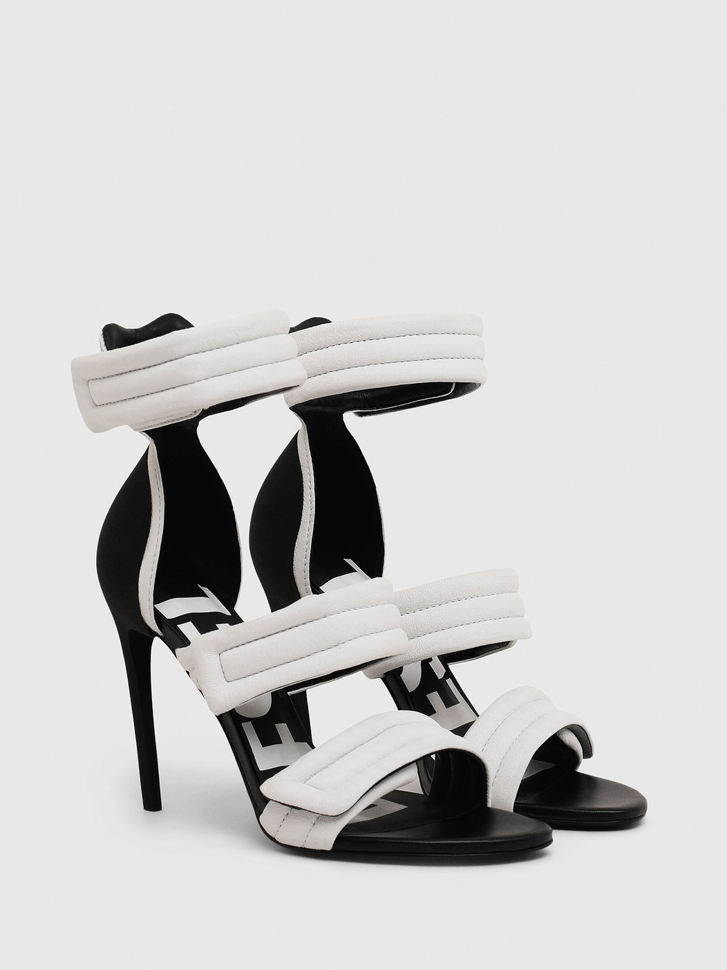 Heeled Leather Sandals