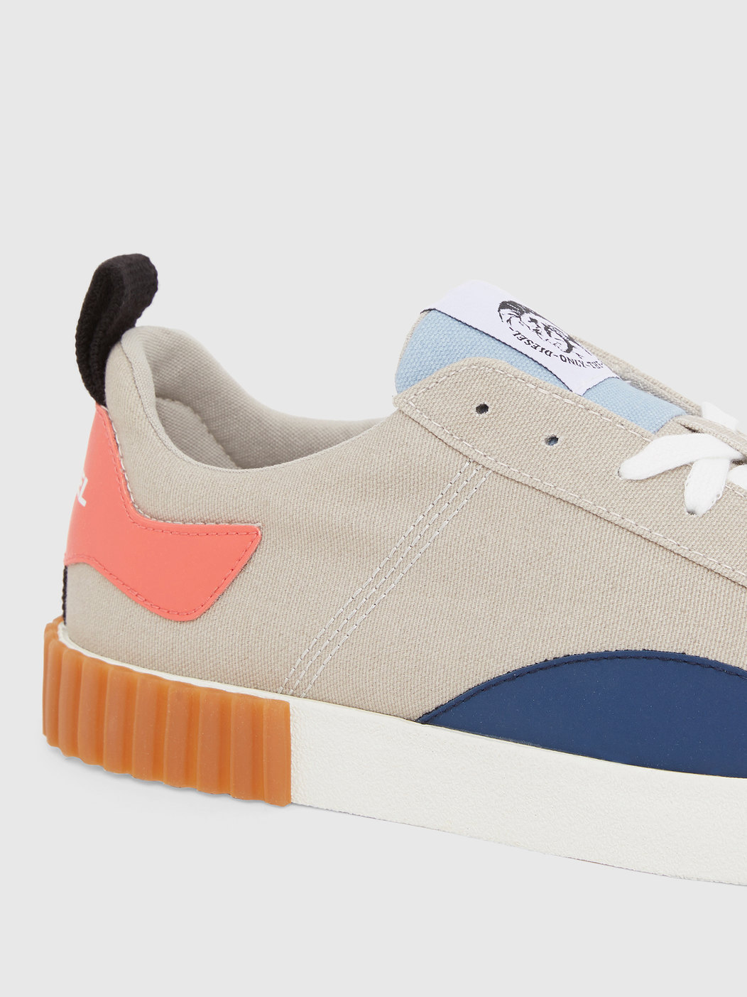 Low-Top Sneakers In Canvas And Cotton