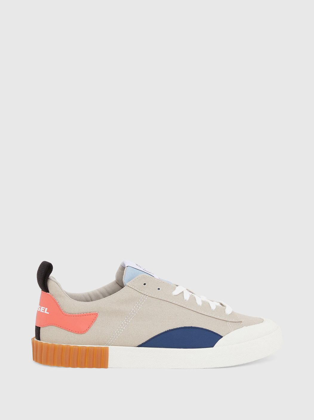 Low-Top Sneakers In Canvas And Cotton