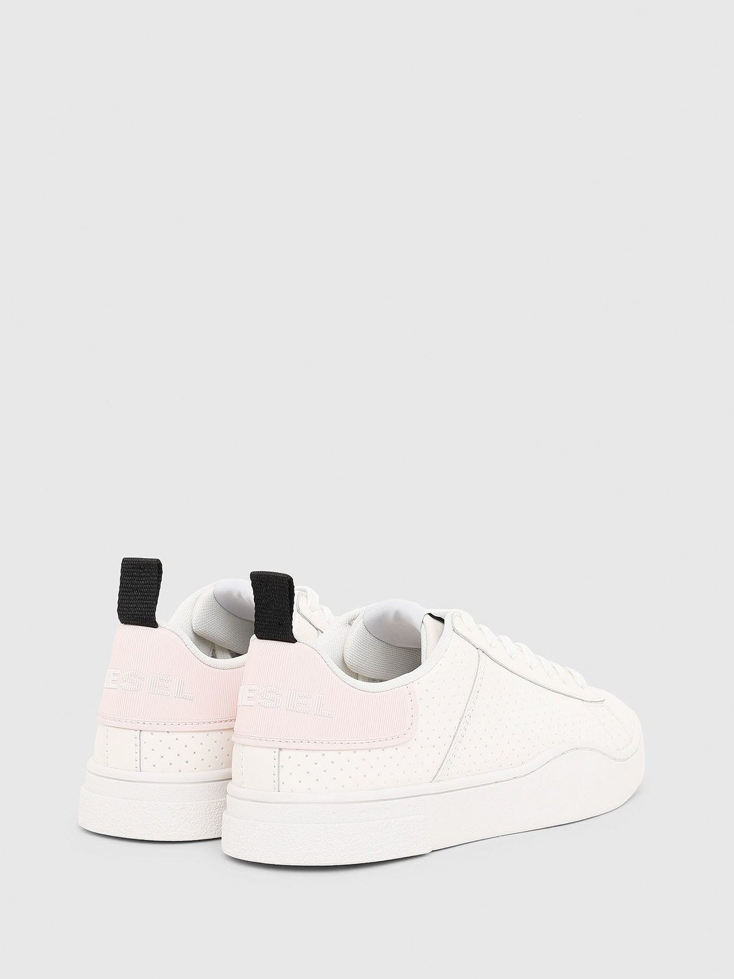 Low-Top Sneakers In Perforated Leather