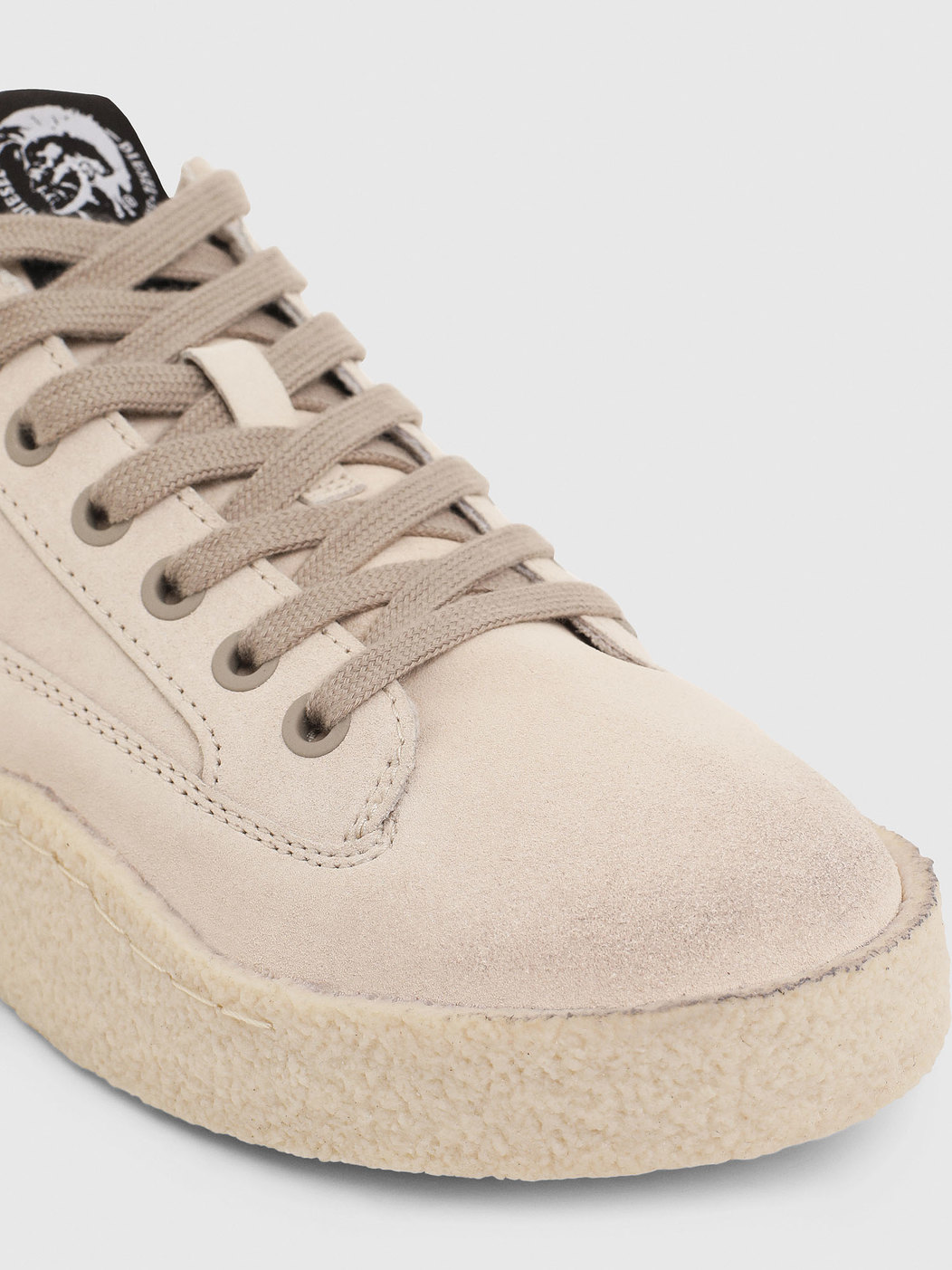 Low-Top Sneakers In Treated Suede