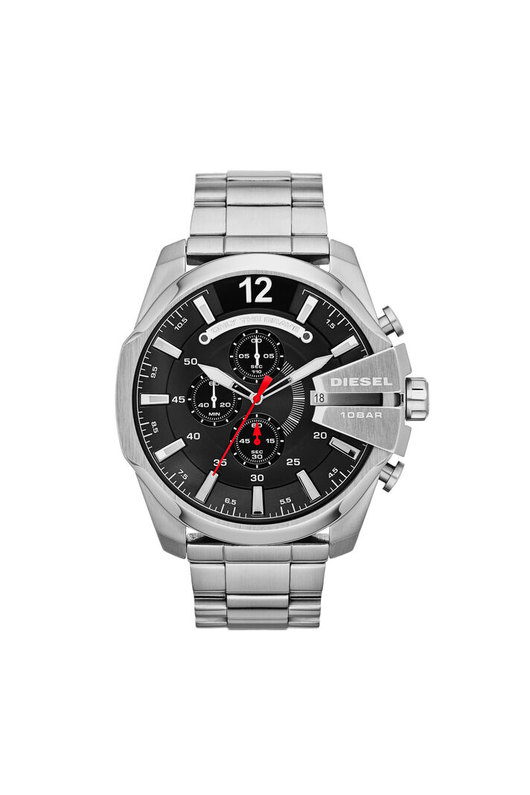 D-Spiked Silver Stainless Steel 49Mm