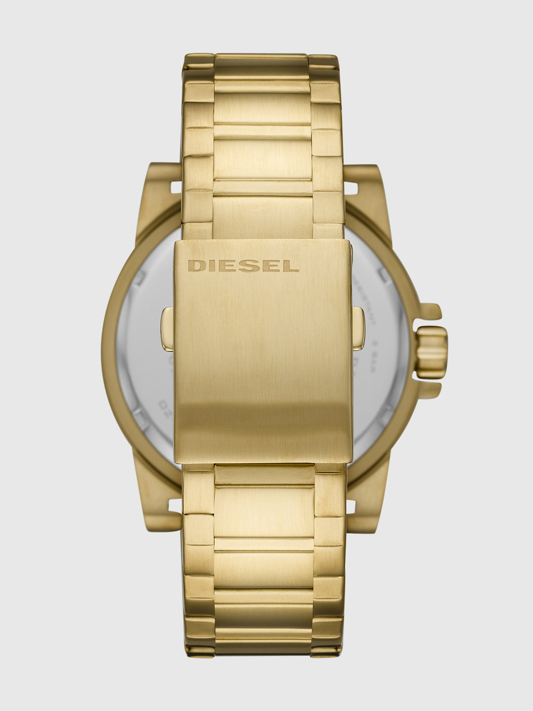 Three-Hand Gold-Tone Stainless Steel Watch