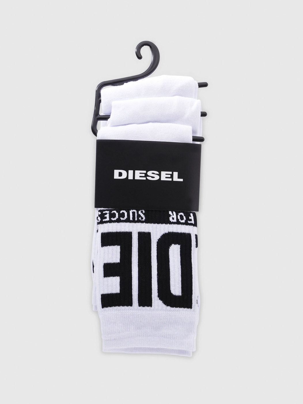 Stretch Cotton Socks With Diesel Logo- 3 Pack