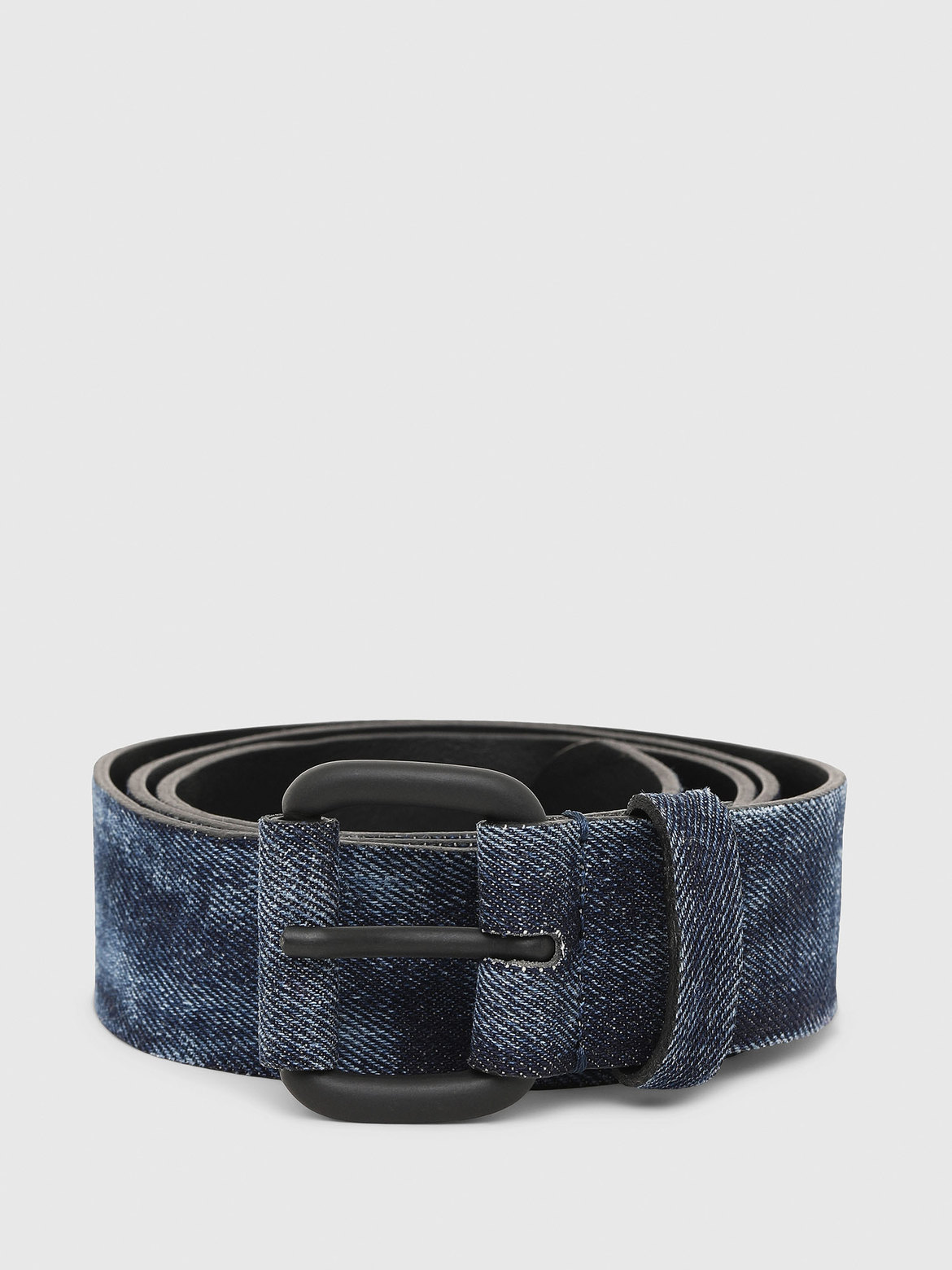 Denim Belt With Leather Reverse | Diesel