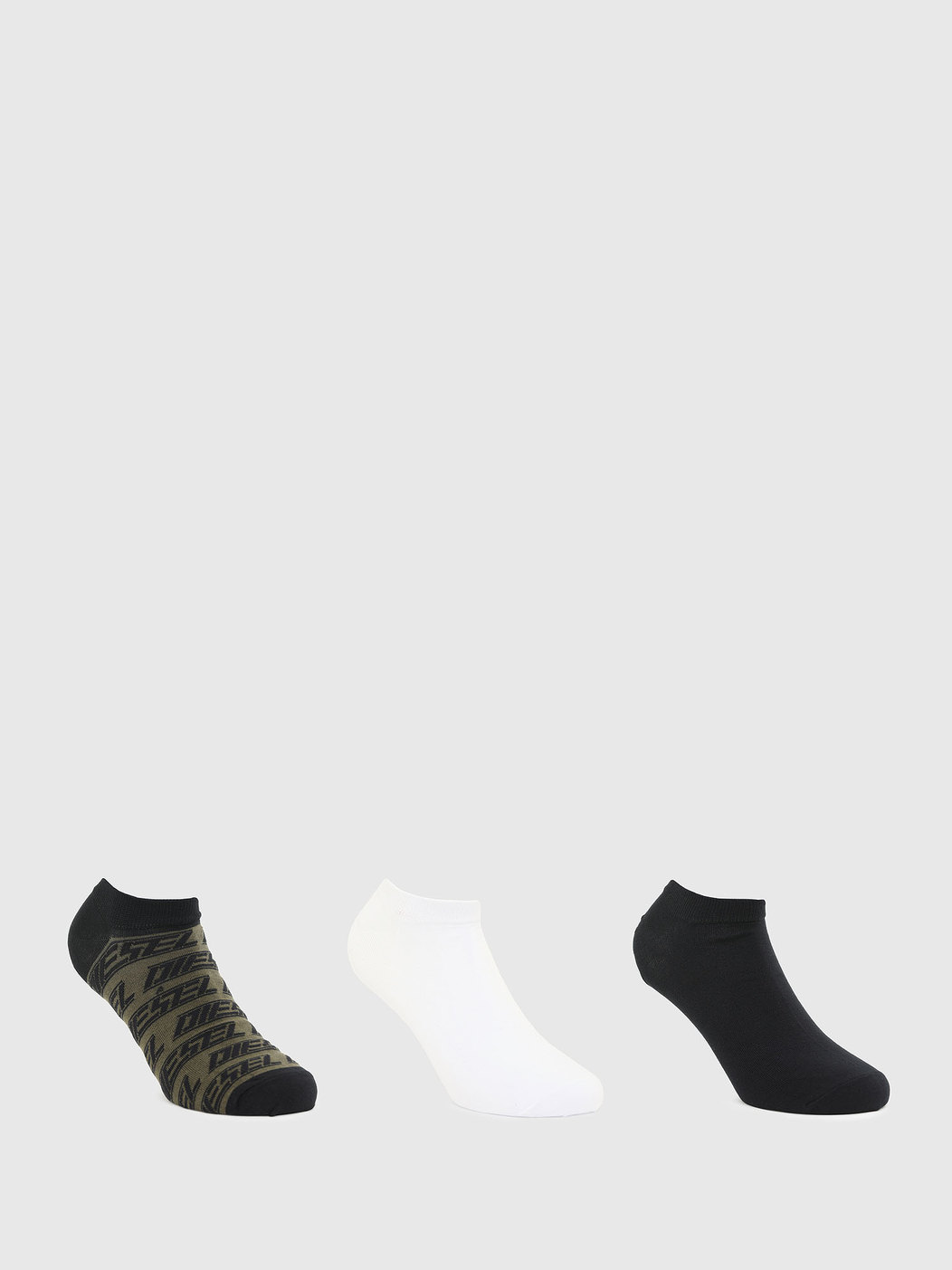 Low-Cut Stretch Cotton Socks - 3 Pack