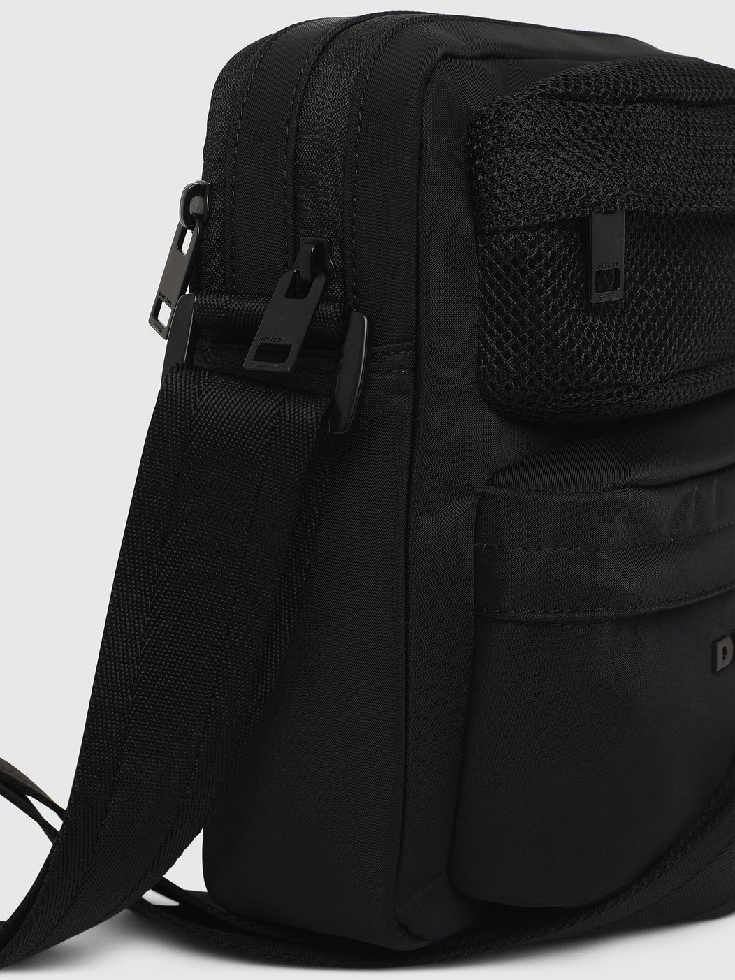 Cross-Body Bag With Mesh Pocket