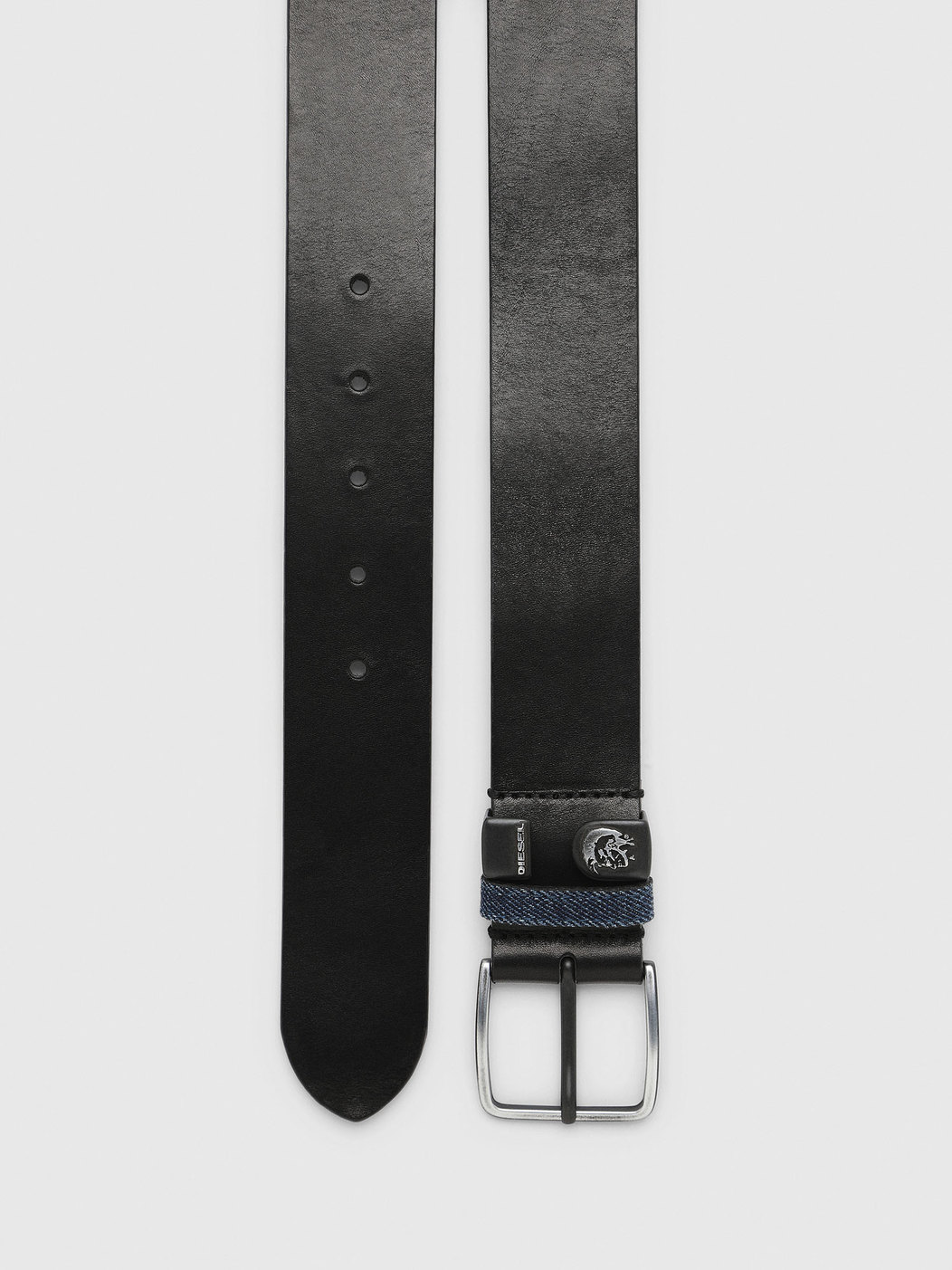 Leather Belt With Mohawk Loop
