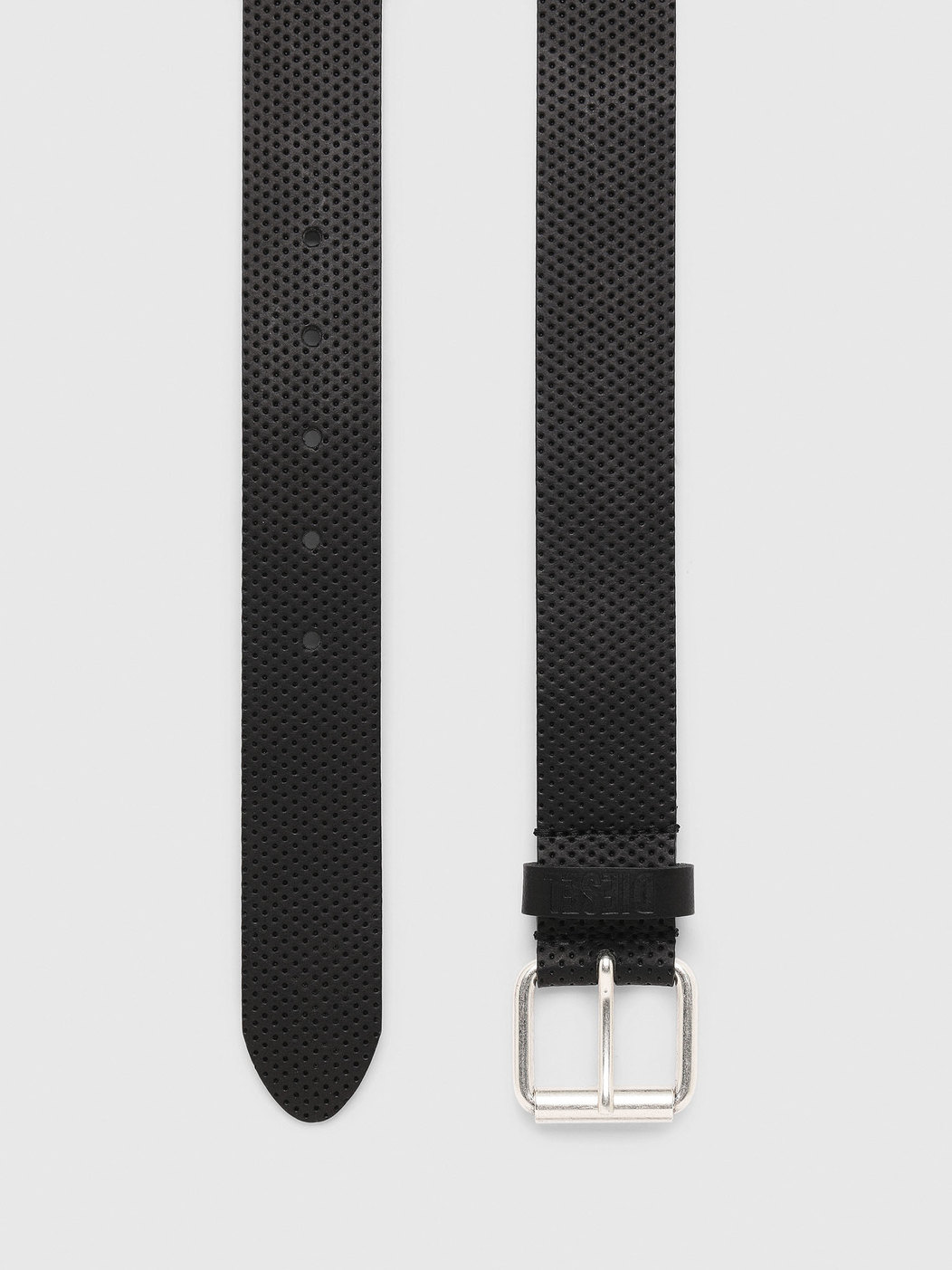 Leather Belt With All-Over Perforations
