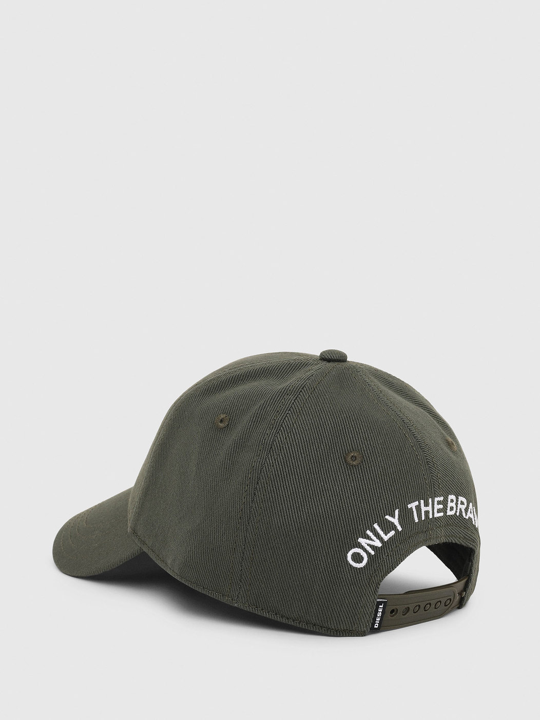 Cotton Twill Cap With Logo Embroidery