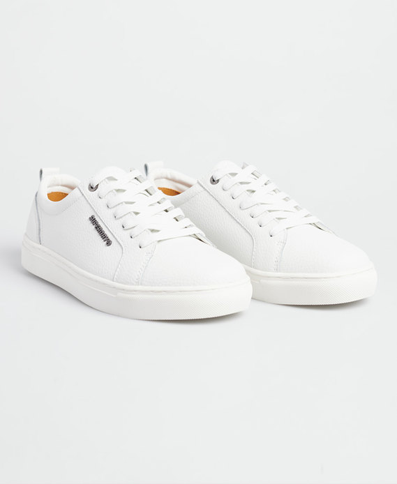 Truman Leather Lace Up Trainers