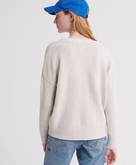 Isabella Slouch Vee Knit