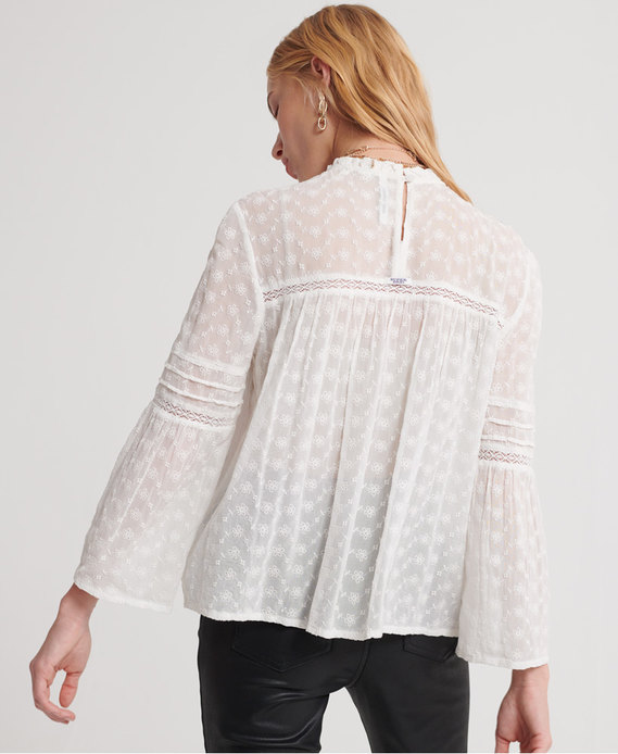 Taylor Broderie Top