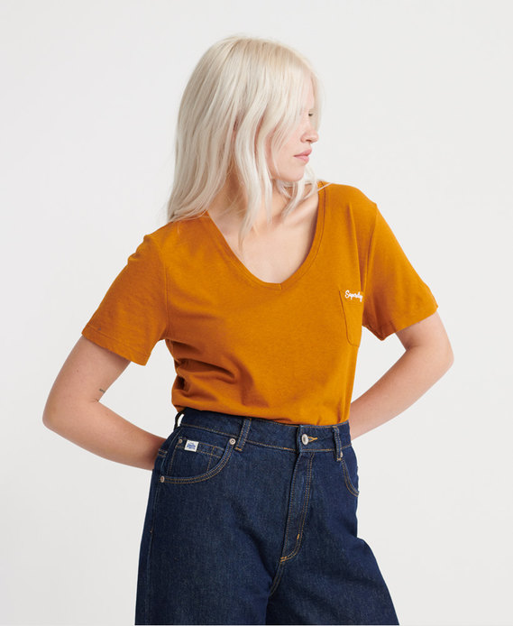 Orange Label Essential V-Neck T-Shirt