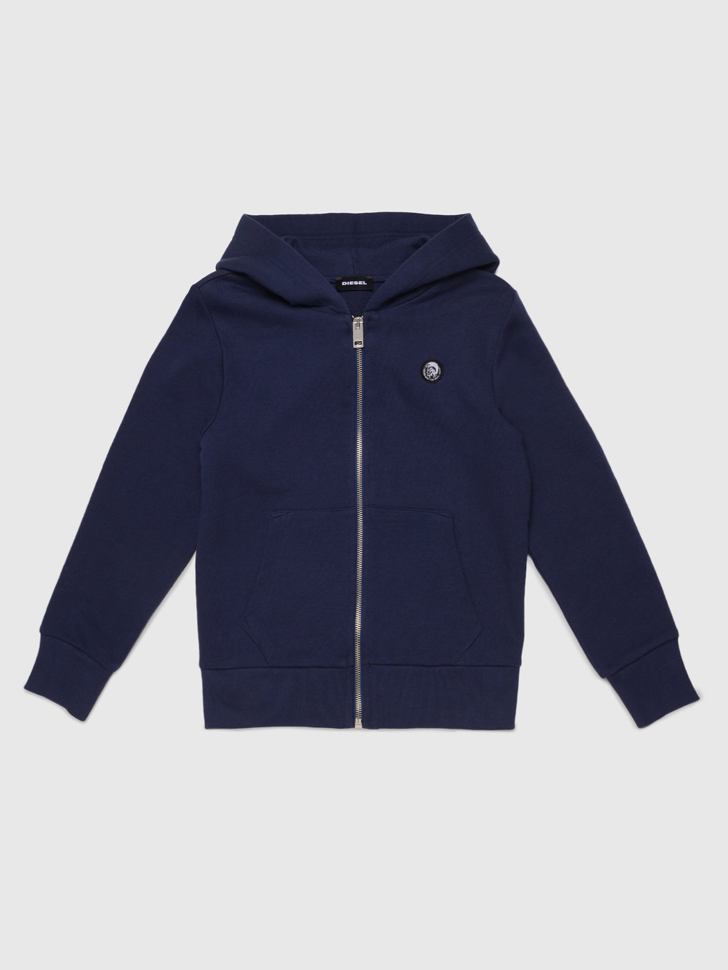 KIDS ZIPPED HOODIE WITH MOHAWK PATCH