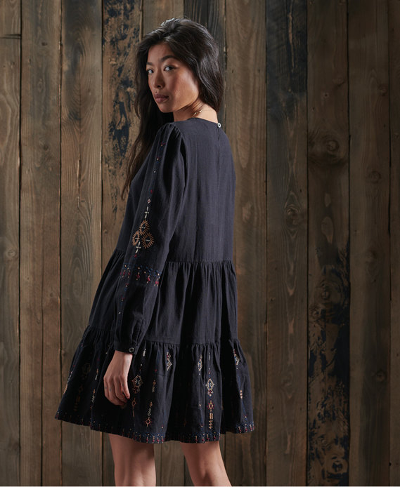 Anisa Embroidered Dress