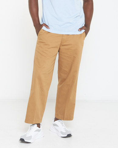 XX Chino Stay Loose Pants With Cropped Leg