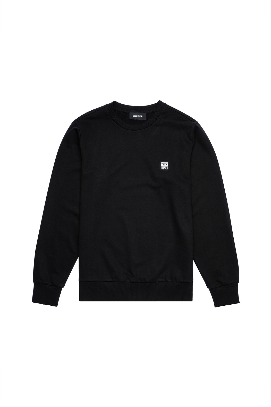 Sweatshirt with D logo patch