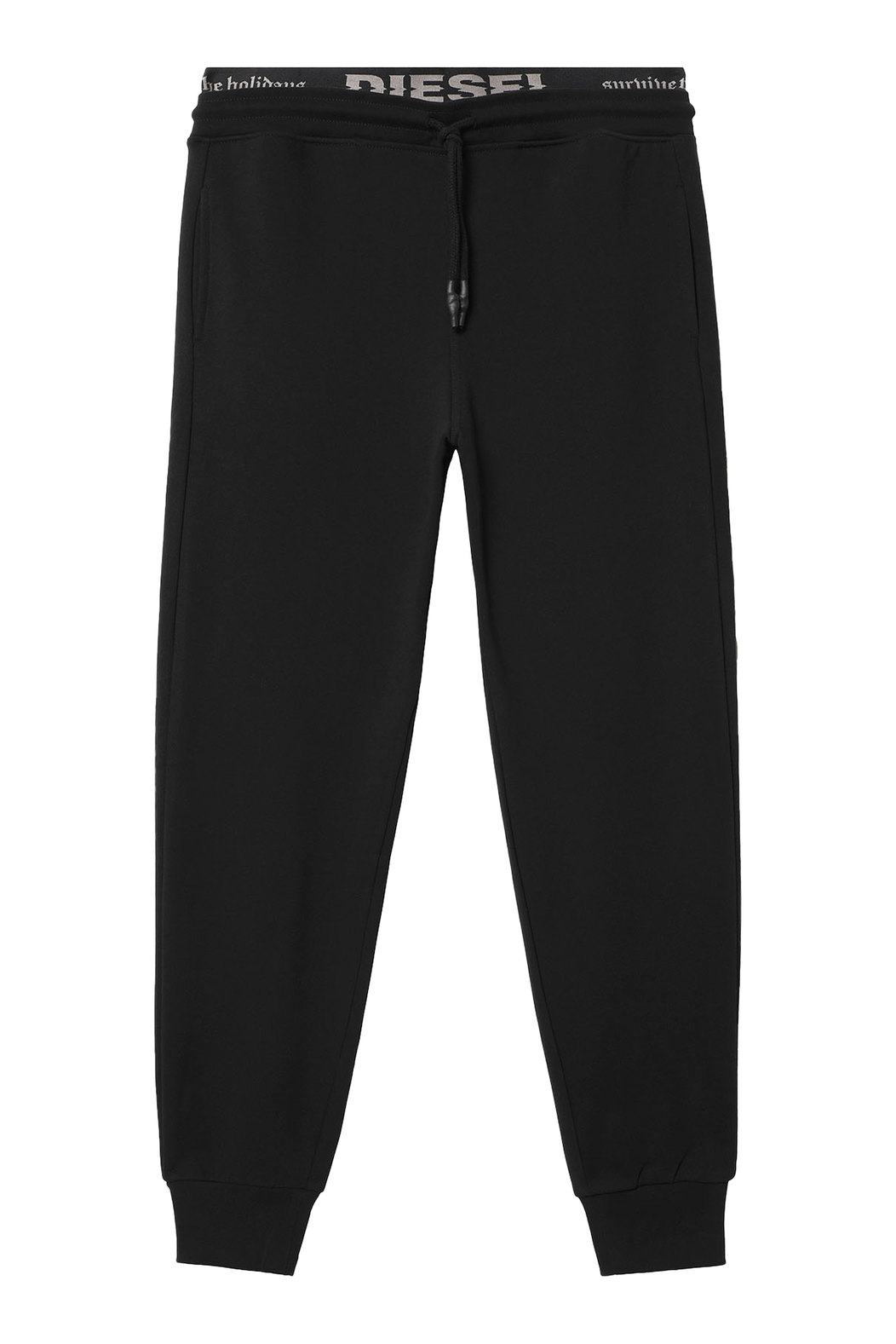 Sweatpants with double waistband