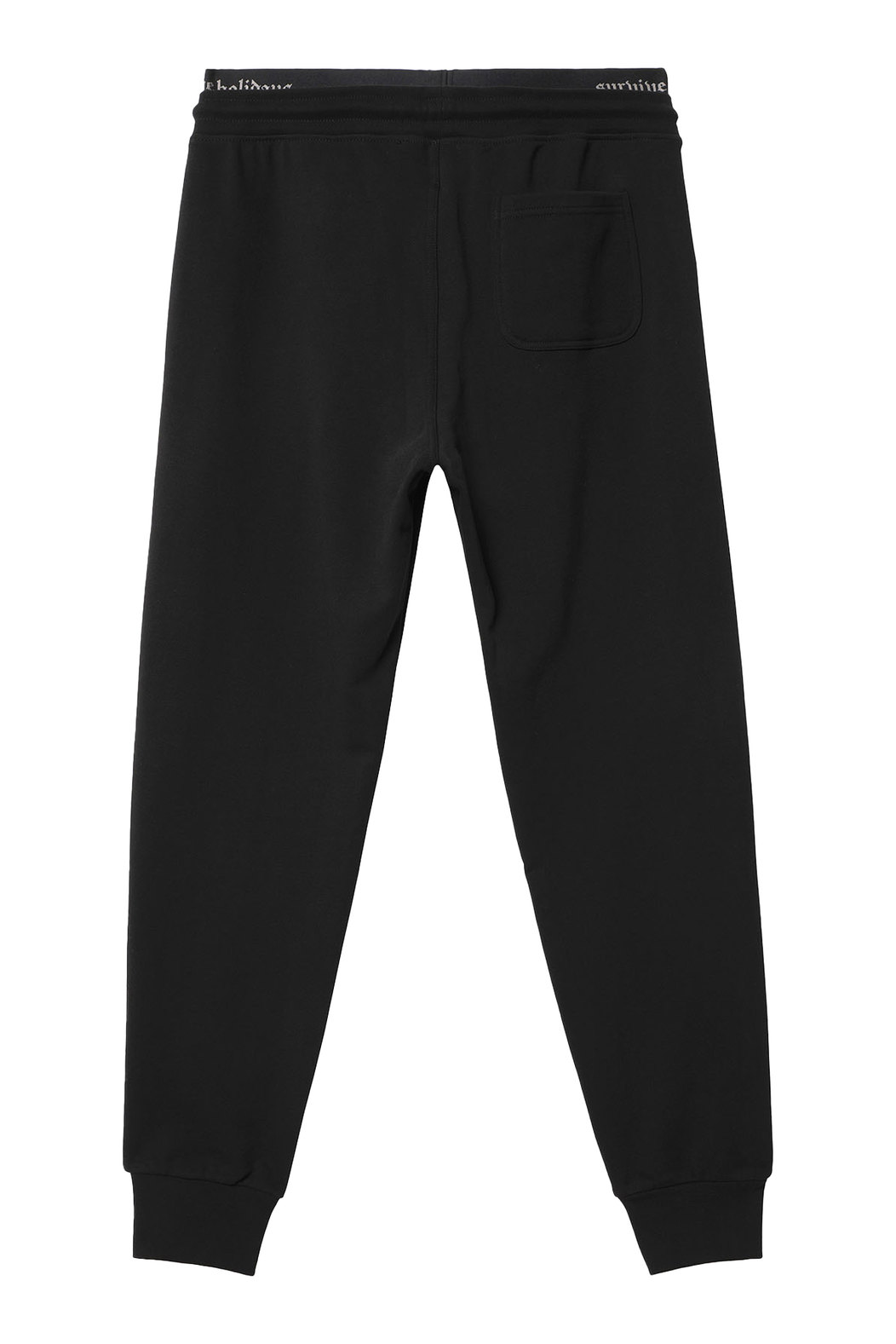 Sweatpants with double waistband