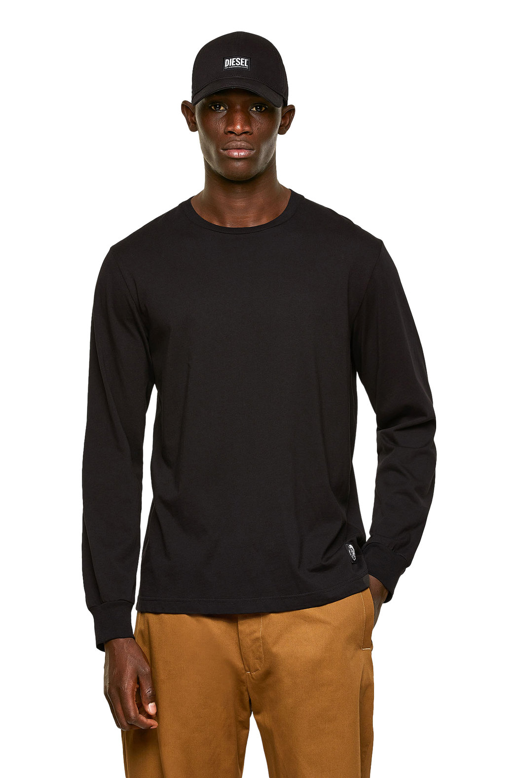 Long-sleeve T-shirt with Mohawk patch