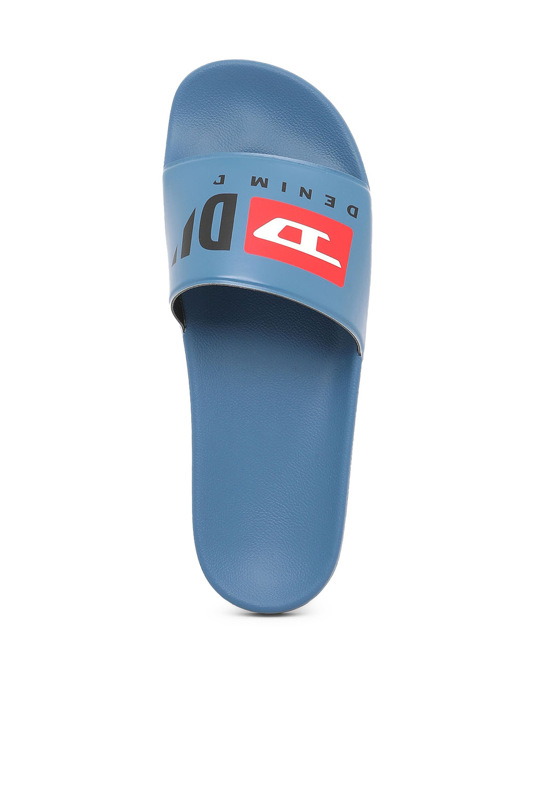Pool slides with double logo
