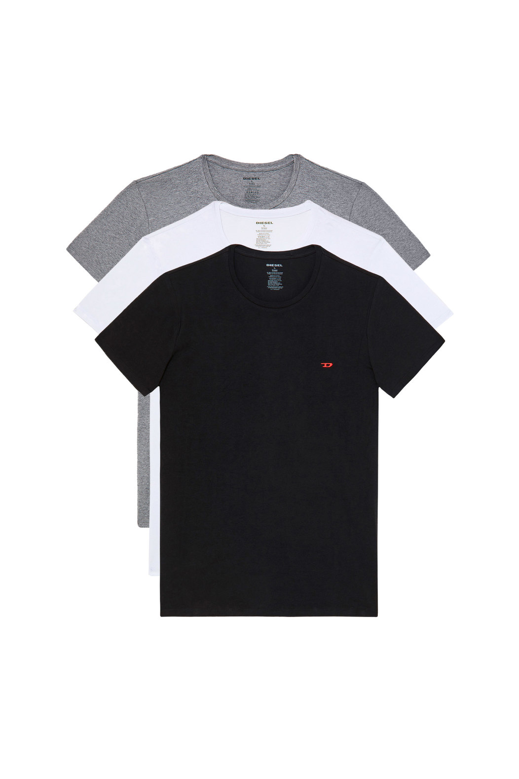 T-shirts with D logo - 3 Pack | Diesel