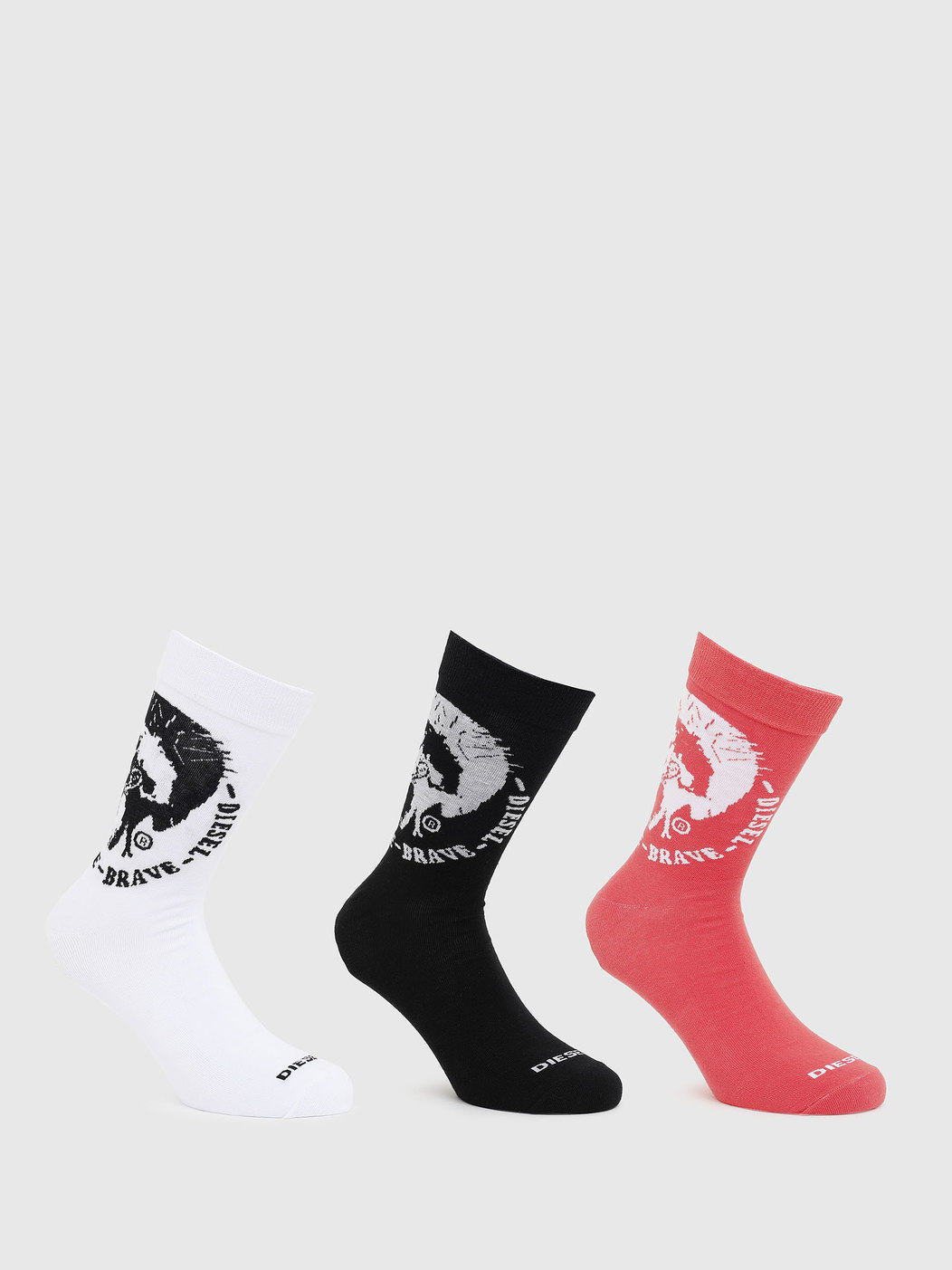Knee-high socks with mohawk - 3 Pack