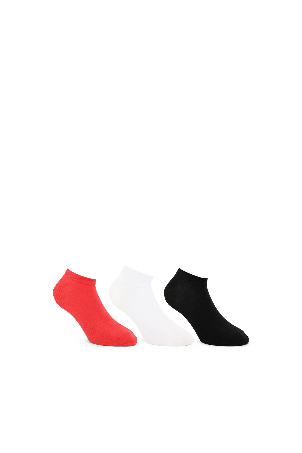 D-pattern low-cut socks - 3 Pack