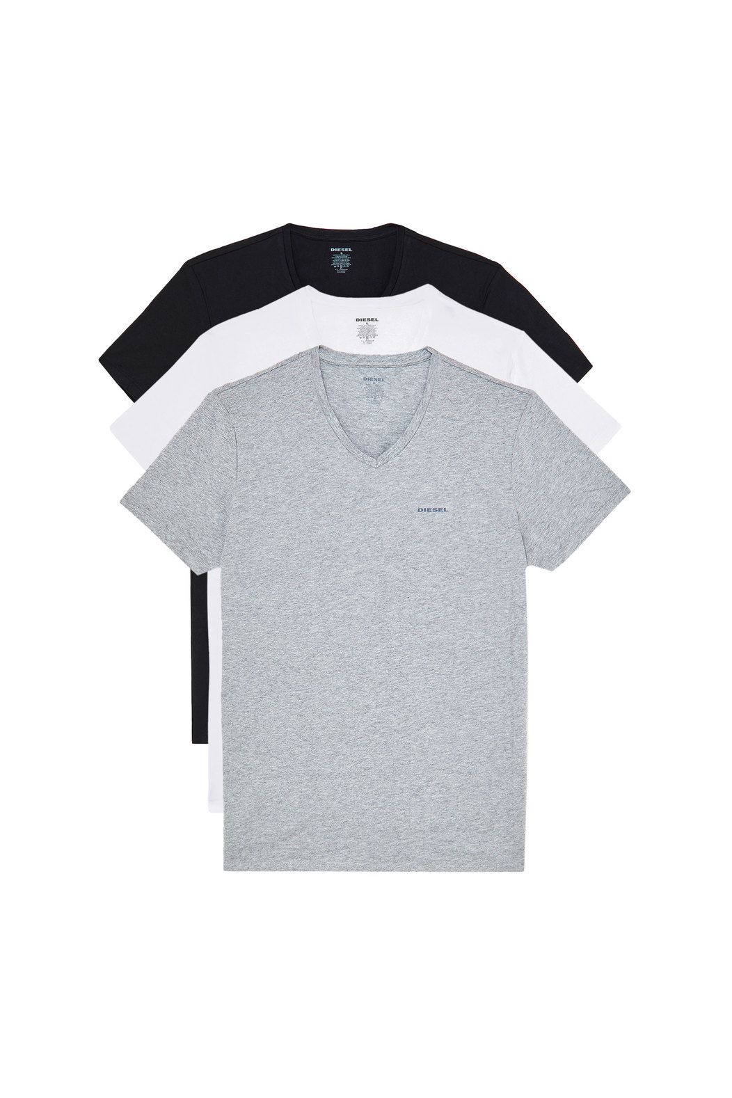 V-neck T-Shirt with logo | Diesel