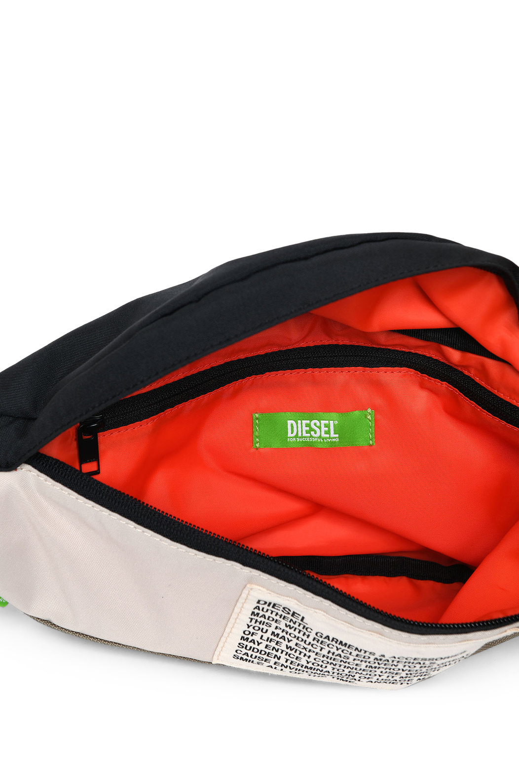 Green Label colour-block belt bag