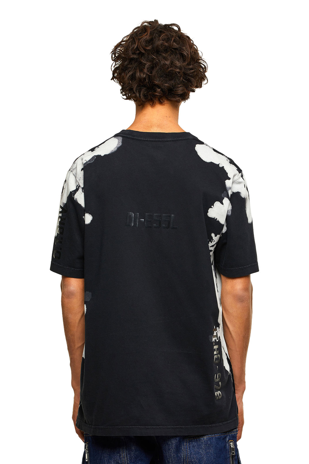 Treated pigment-dyed T-shirt