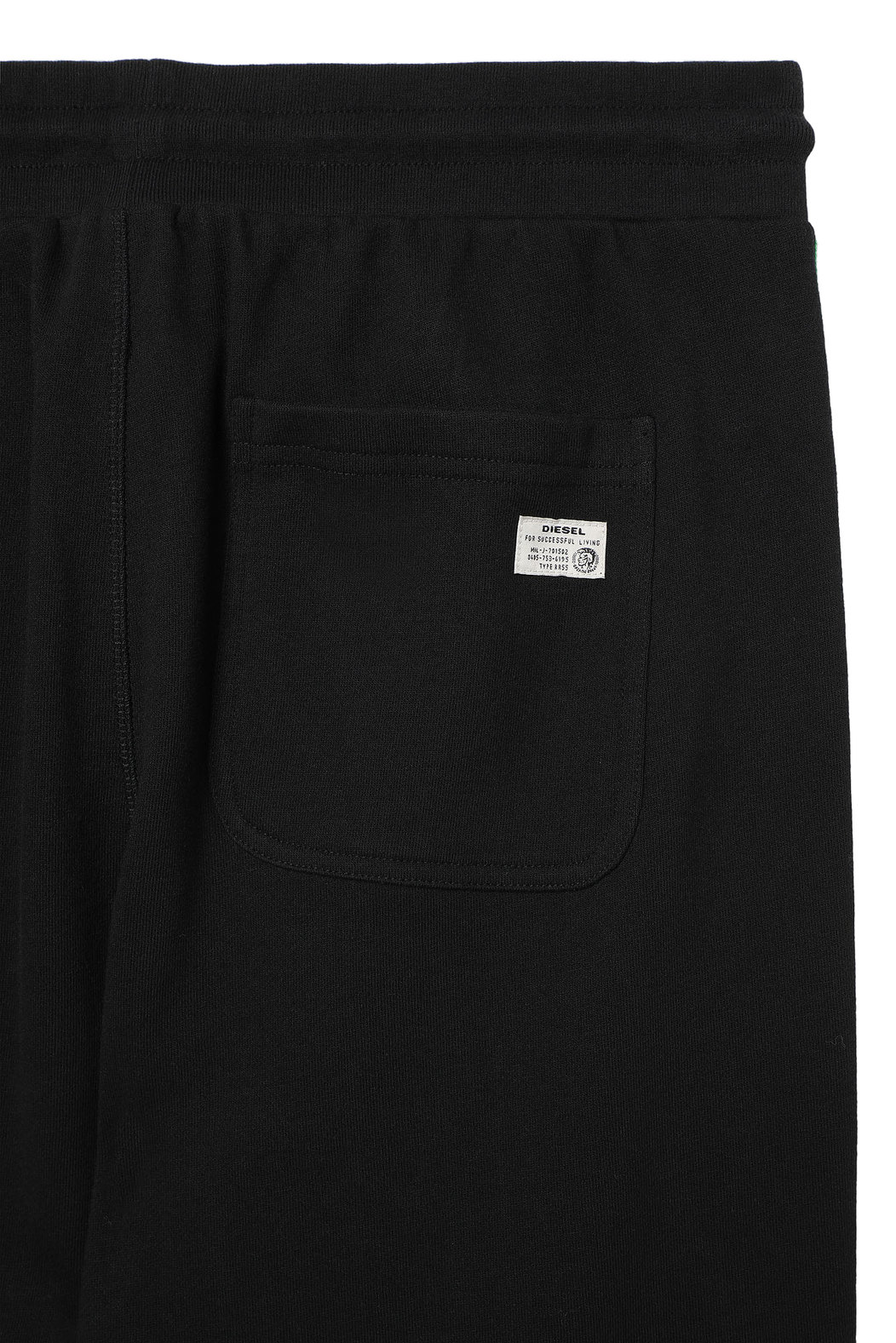 Sweatpants with knitted logo bands