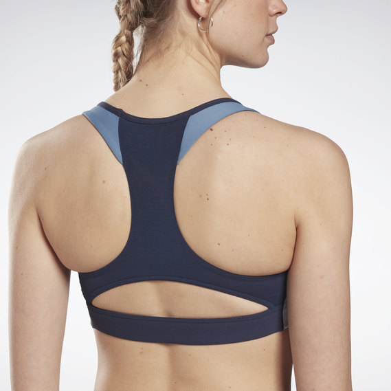 Lux Racer Padded Colorblock Sports Bra