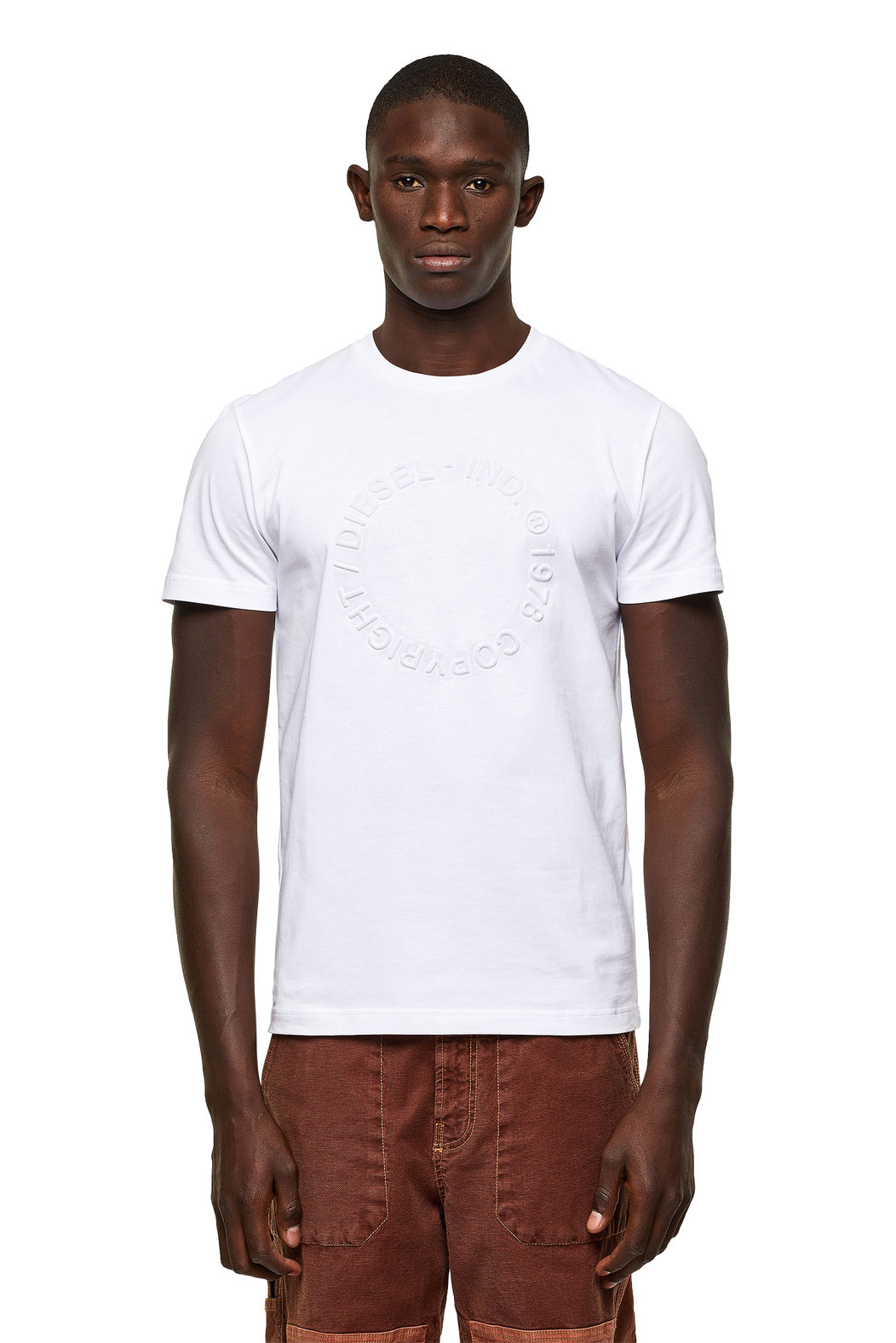 T-shirt with embossed Copyright logo