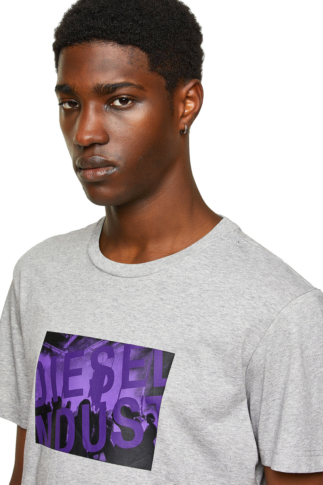 T-shirt with Diesel Industry logo print