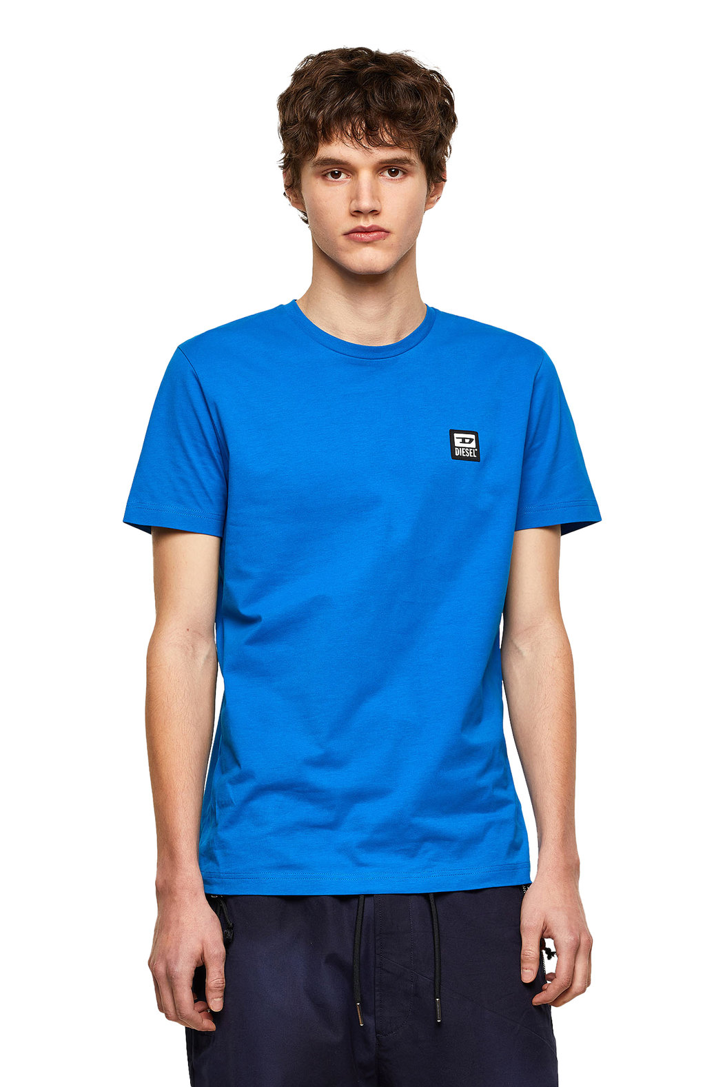 T-shirt with D logo patch
